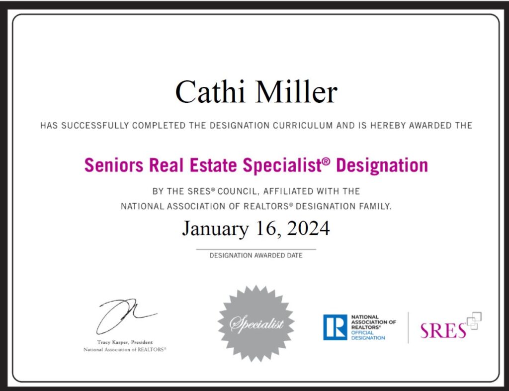 Senior Real Estate Specialist Designation