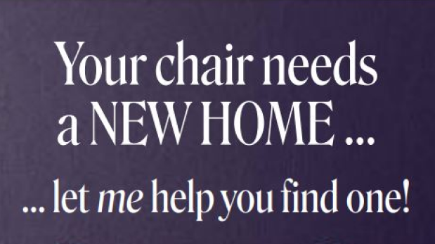 chair needs a new home