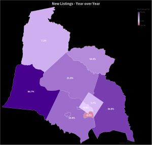 Frederick Maryland Real Estate New Listings up 7.2 percent